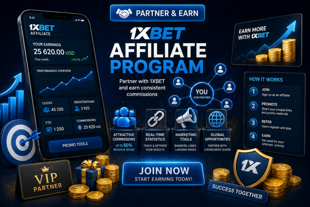 1xbet affiliate program