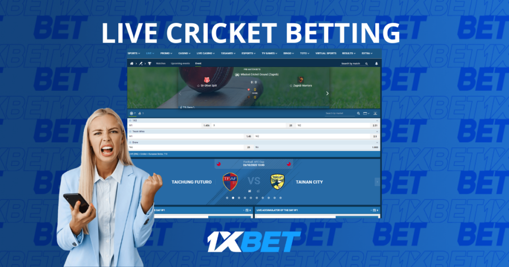 live cricket betting 1xbet