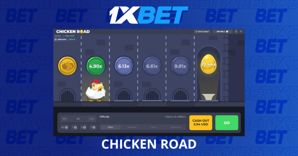 1xbet Chicken Road gameplay